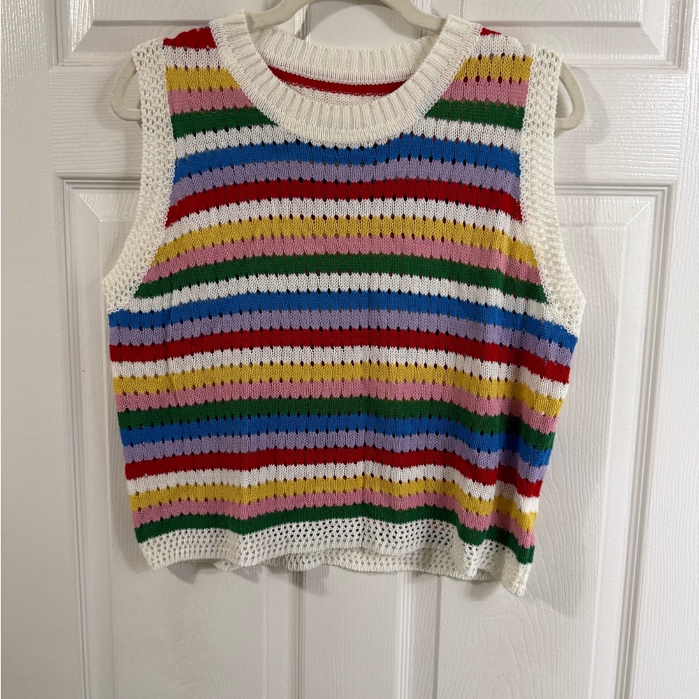 Striped Sweater Tank